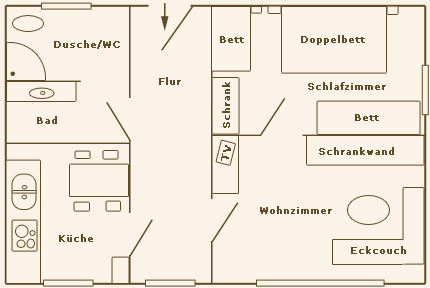 Skizze Wohnung 1